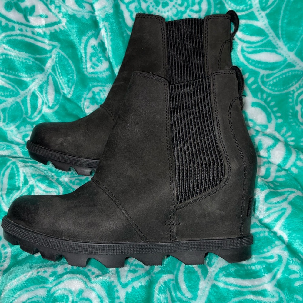 Sorel Black Ankle Boots